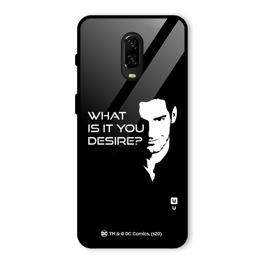 What Do You Desire Glass Back Case for OnePlus 6T