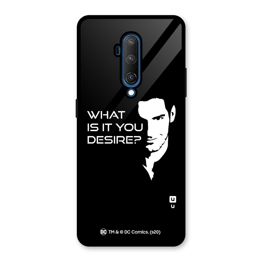 What Do You Desire Glass Back Case for OnePlus 7T Pro