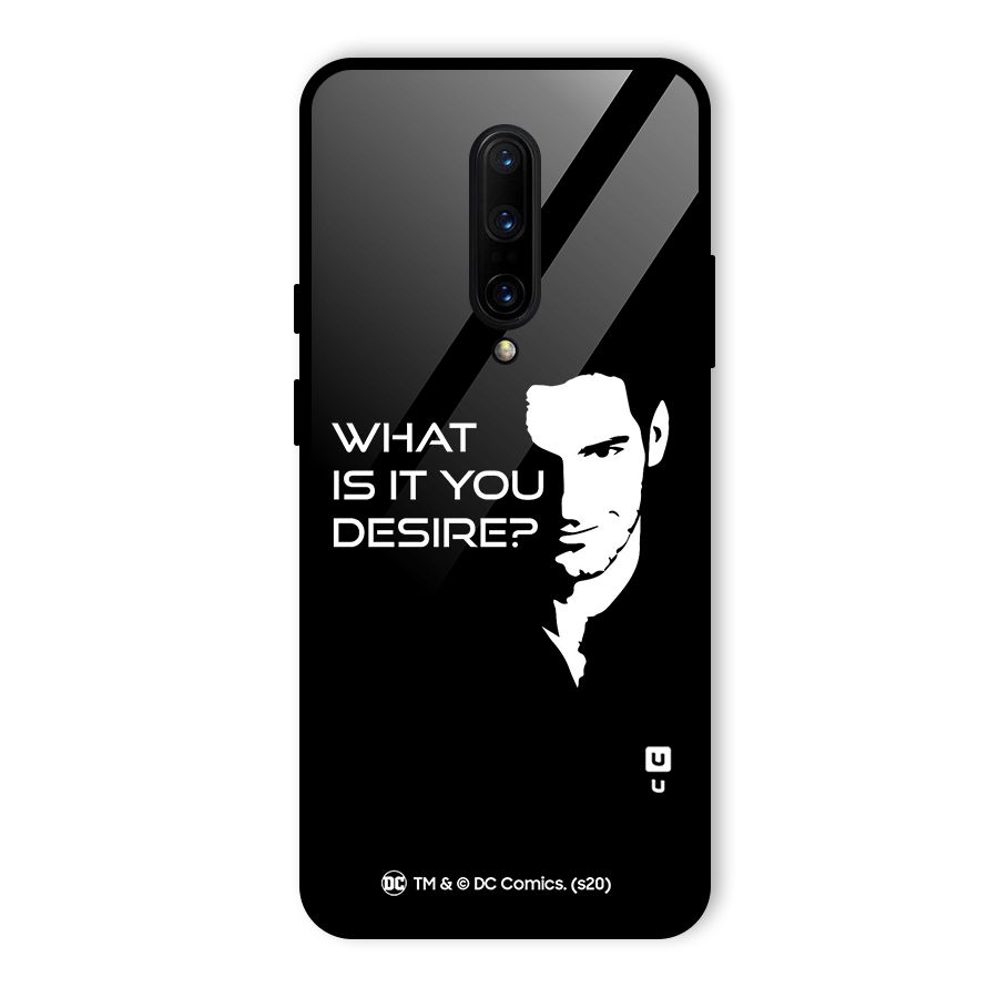What Do You Desire Glass Back Case for OnePlus 7 Pro