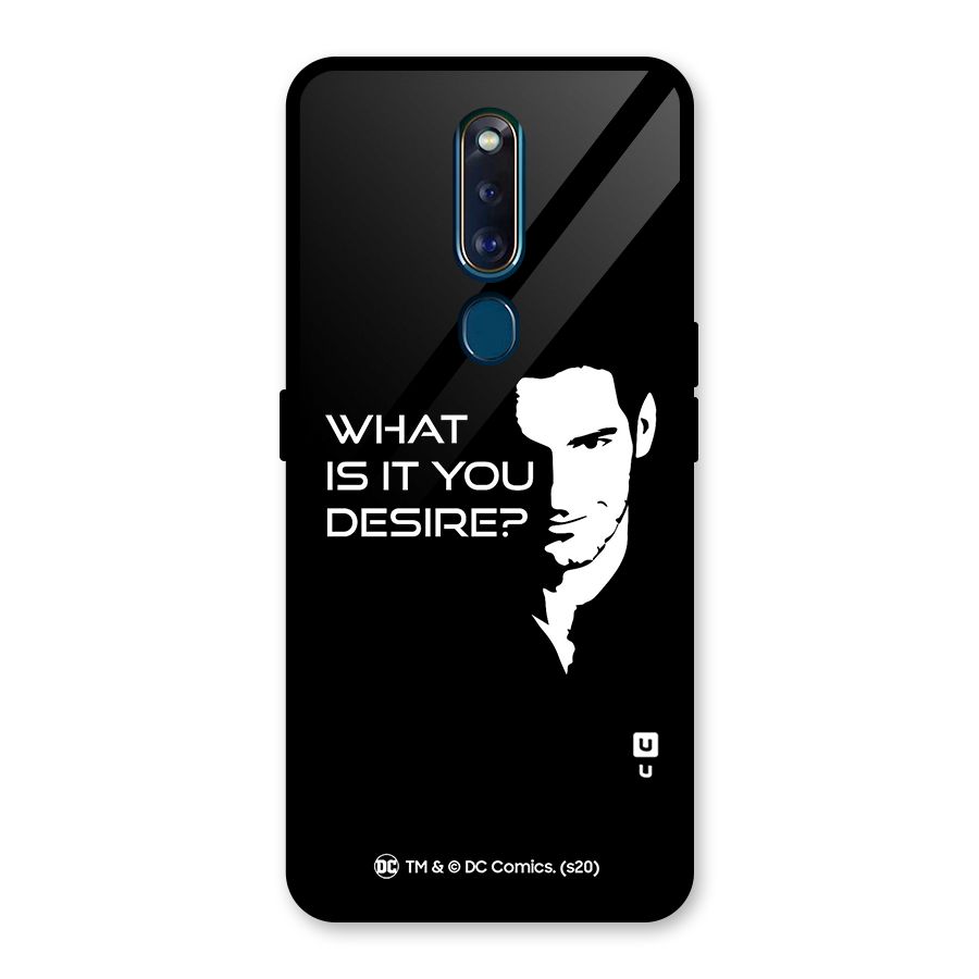 What Do You Desire Glass Back Case for Oppo F11 Pro