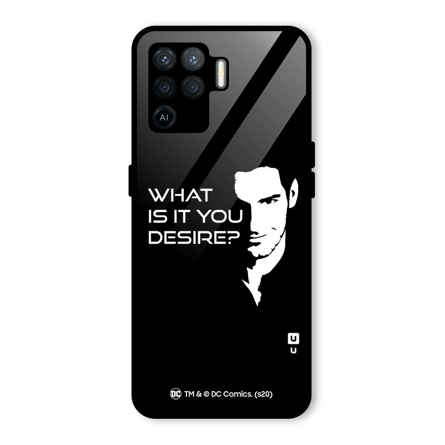 What Do You Desire Glass Back Case for Oppo F19 Pro