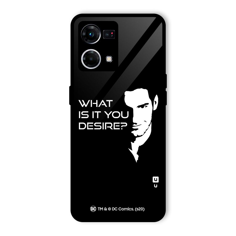 What Do You Desire Glass Back Case for Oppo F21s Pro 4G