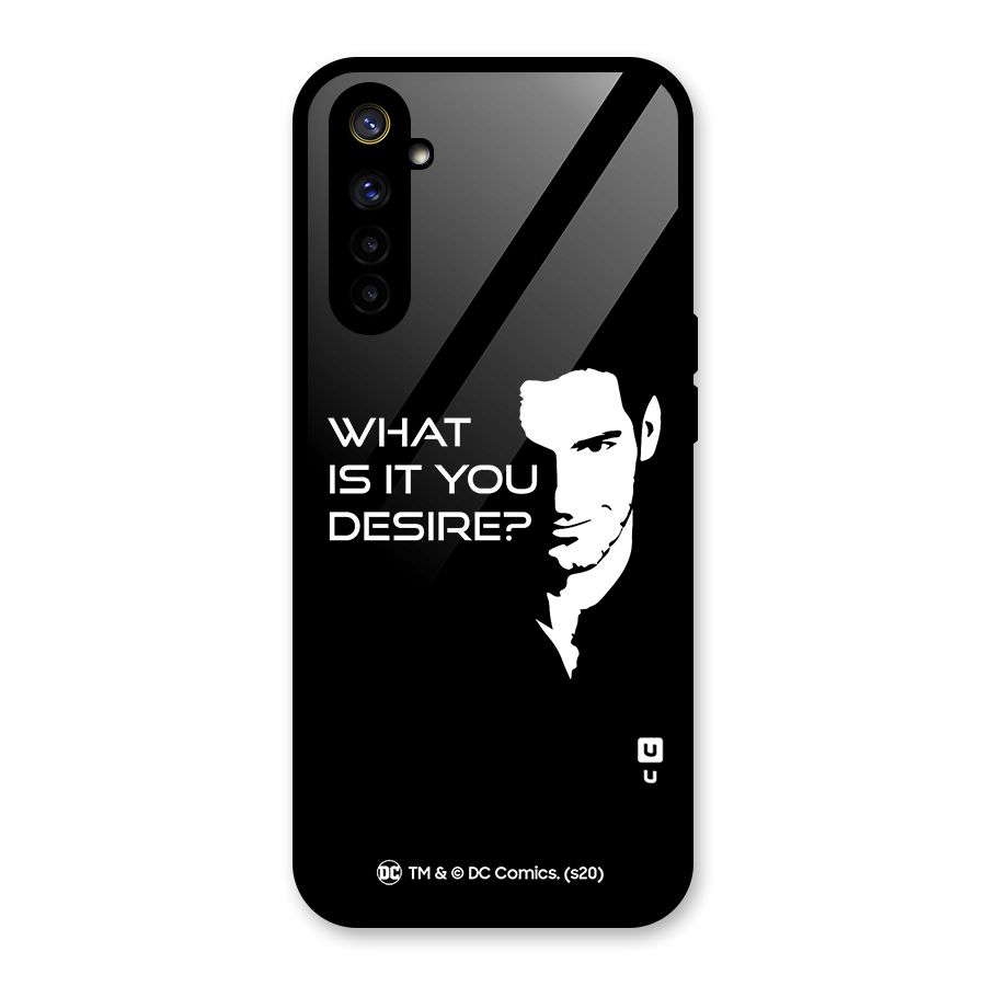 What Do You Desire Glass Back Case for Realme 6i
