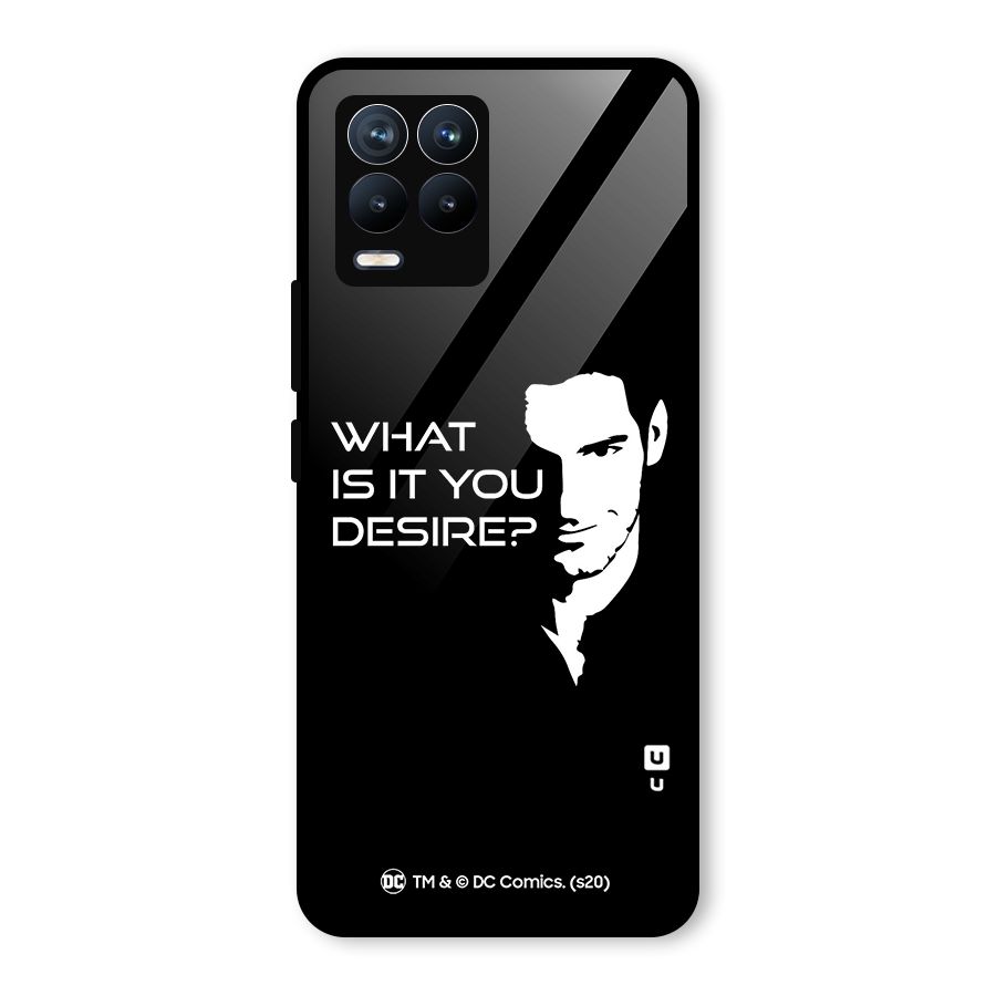 What Do You Desire Glass Back Case for Realme 8