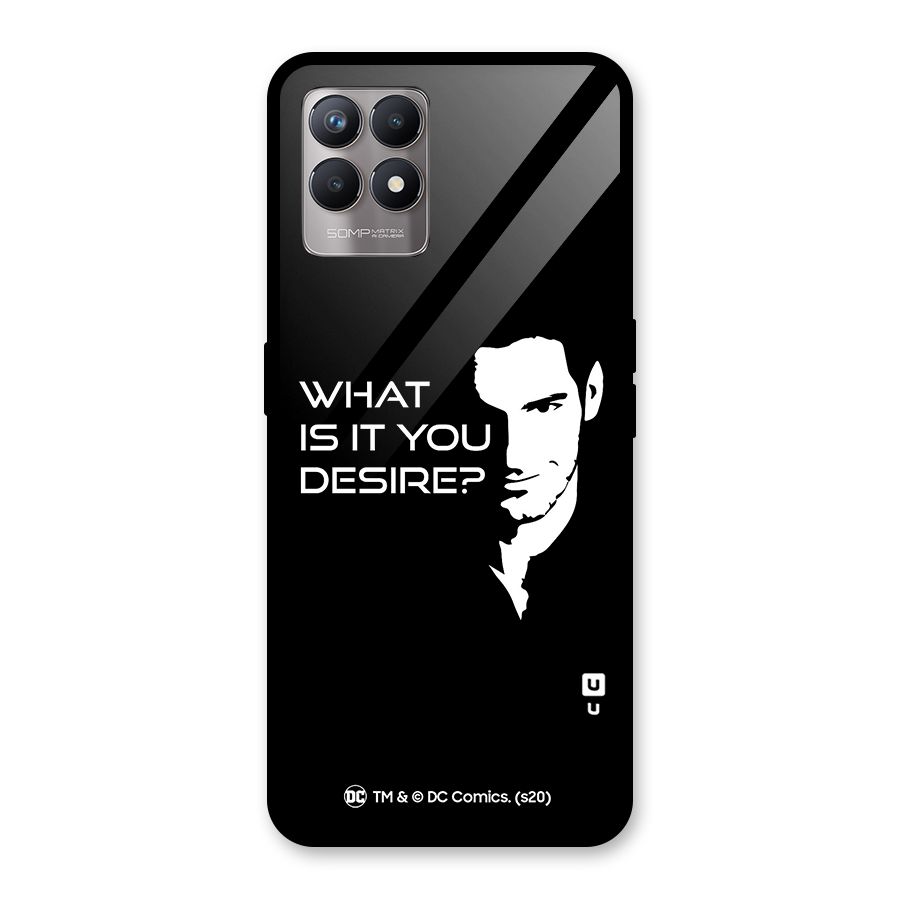 What Do You Desire Glass Back Case for Realme 8i