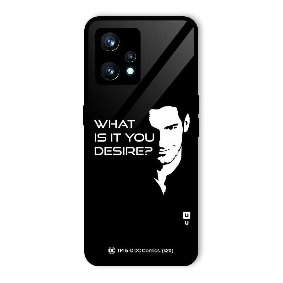 What Do You Desire Glass Back Case for Realme Narzo 50 Pro