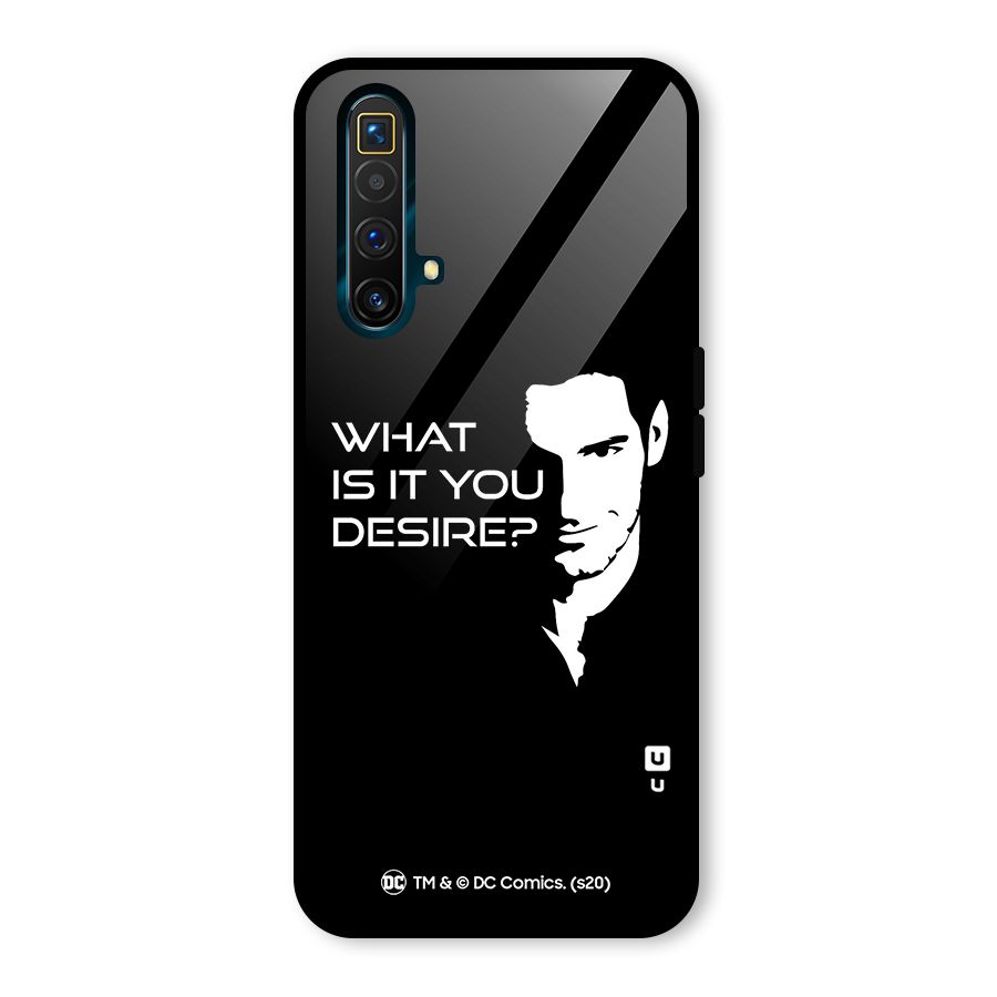 What Do You Desire Glass Back Case for Realme X3 SuperZoom