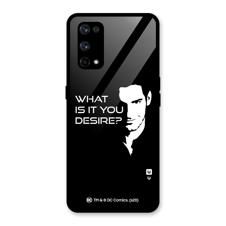 What Do You Desire Glass Back Case for Realme X7 Pro