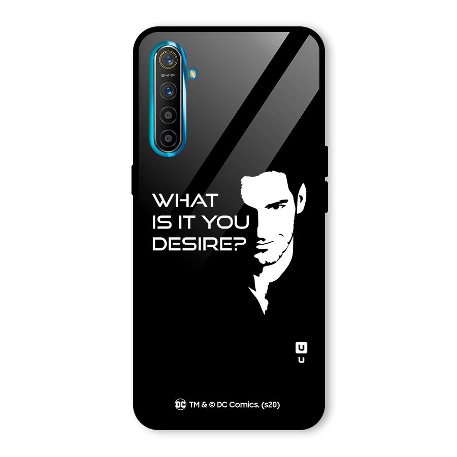 What Do You Desire Glass Back Case for Realme XT