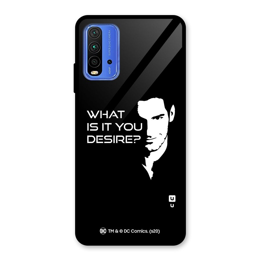 What Do You Desire Glass Back Case for Redmi 9 Power