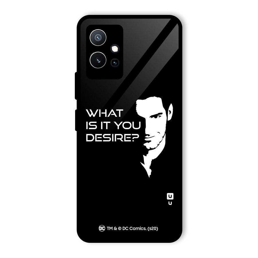 What Do You Desire Glass Back Case for Vivo T1 5G