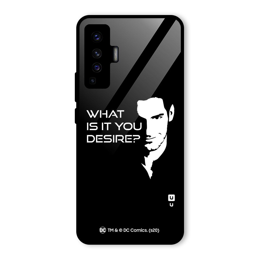 What Do You Desire Glass Back Case for Vivo X50