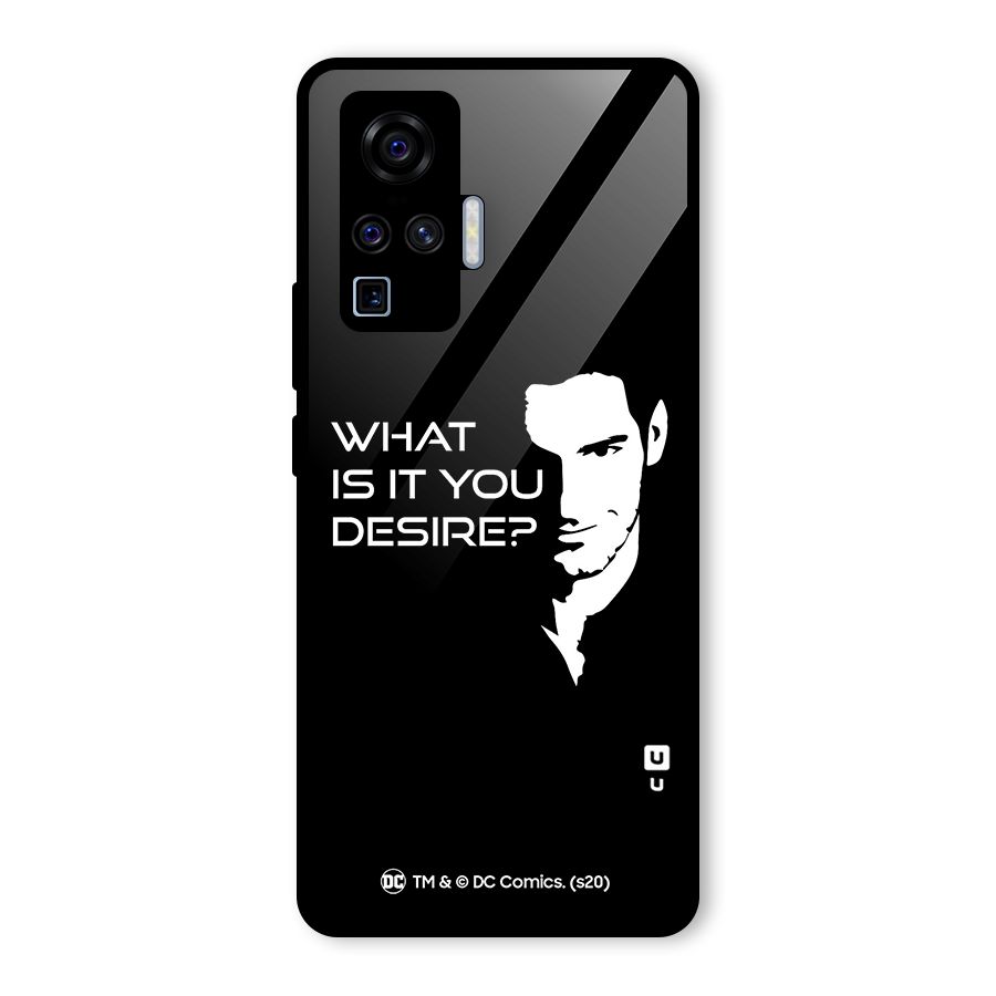 What Do You Desire Glass Back Case for Vivo X50 Pro