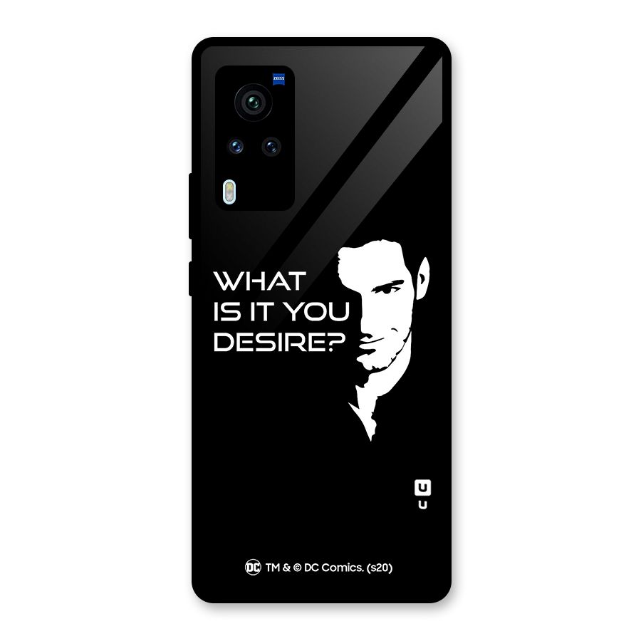 What Do You Desire Glass Back Case for Vivo X60 Pro