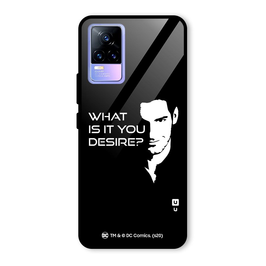 What Do You Desire Glass Back Case for Vivo Y73