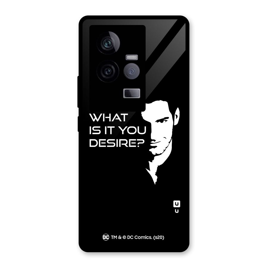 What Do You Desire Glass Back Case for Vivo iQOO 11 5G