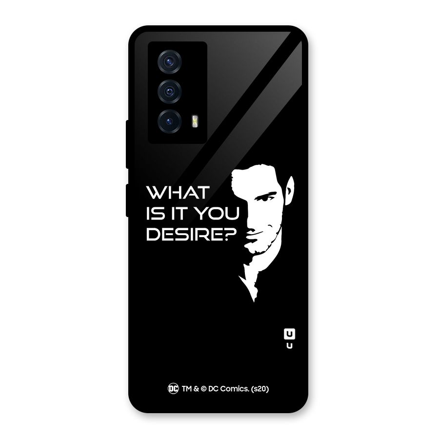 What Do You Desire Glass Back Case for Vivo iQOO Z5