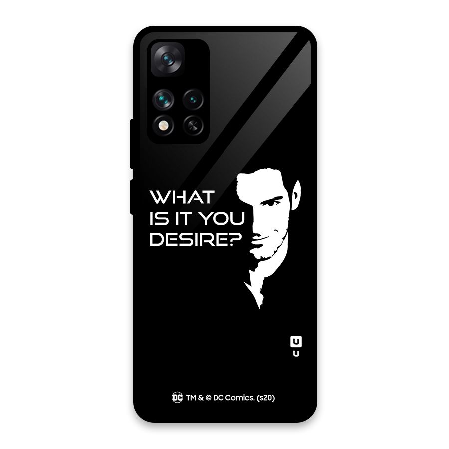 What Do You Desire Glass Back Case for Xiaomi 11i HyperCharge 5G