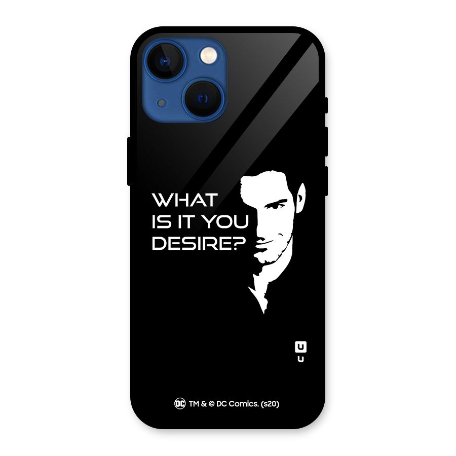 What Do You Desire Glass Back Case for iPhone 13 Mini