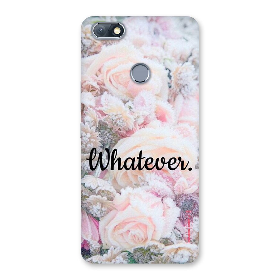 Whatever Back Case for Infinix Note 5
