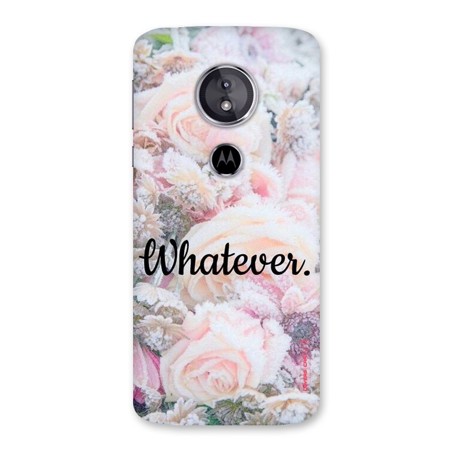 Whatever Back Case for Moto E5