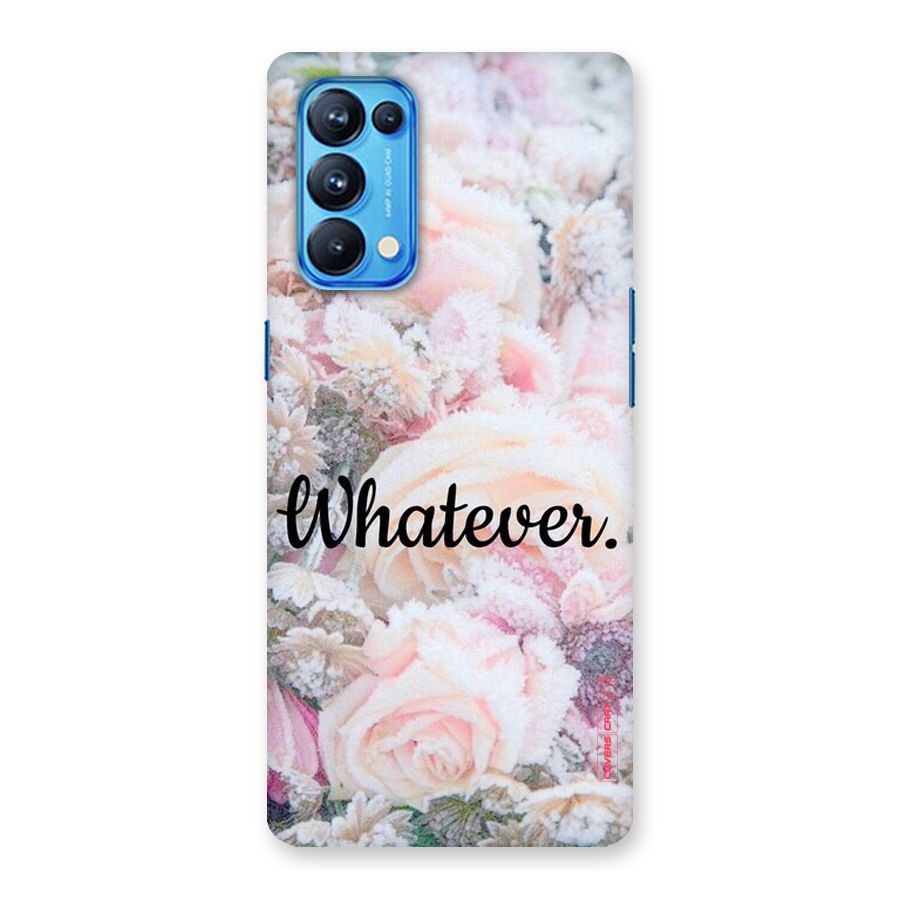 Whatever Back Case for Oppo Reno5 Pro 5G