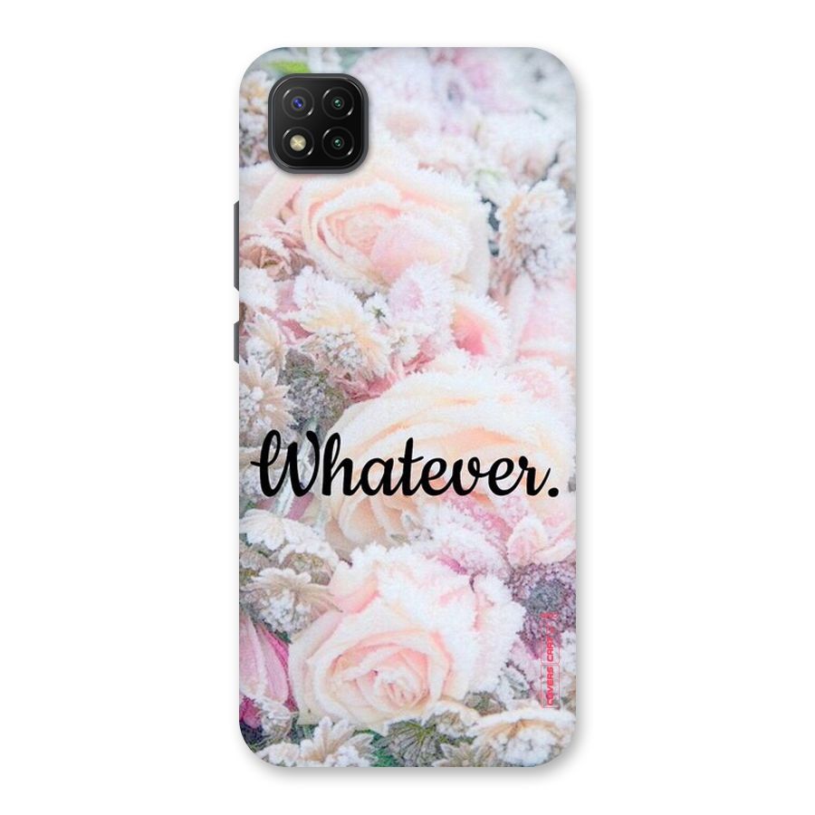 Whatever Back Case for Poco C3