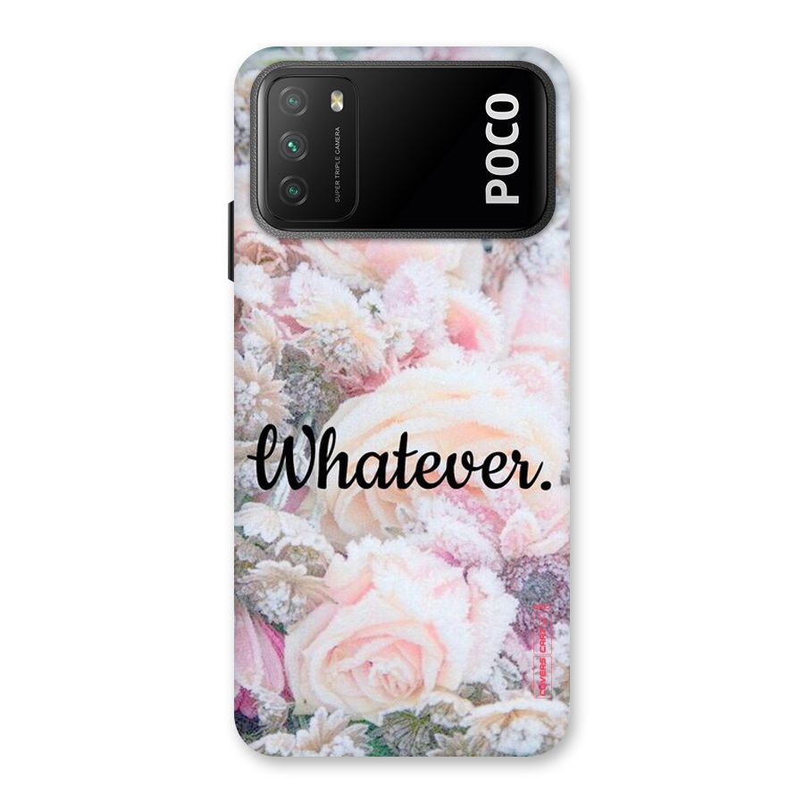 Whatever Back Case for Poco M3
