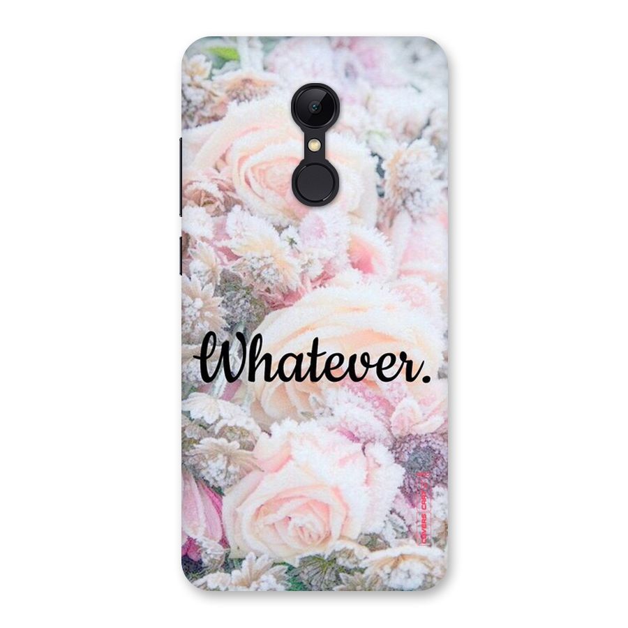 Whatever Back Case for Redmi 5