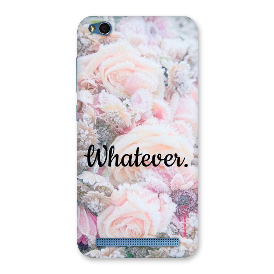 Whatever Back Case for Redmi 5A