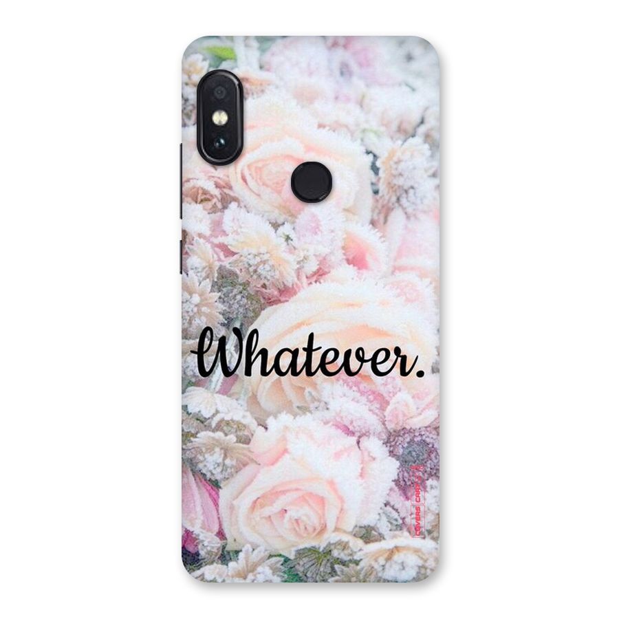 Whatever Back Case for Redmi Note 5 Pro