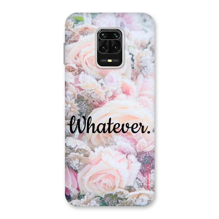 Whatever Back Case for Redmi Note 9 Pro
