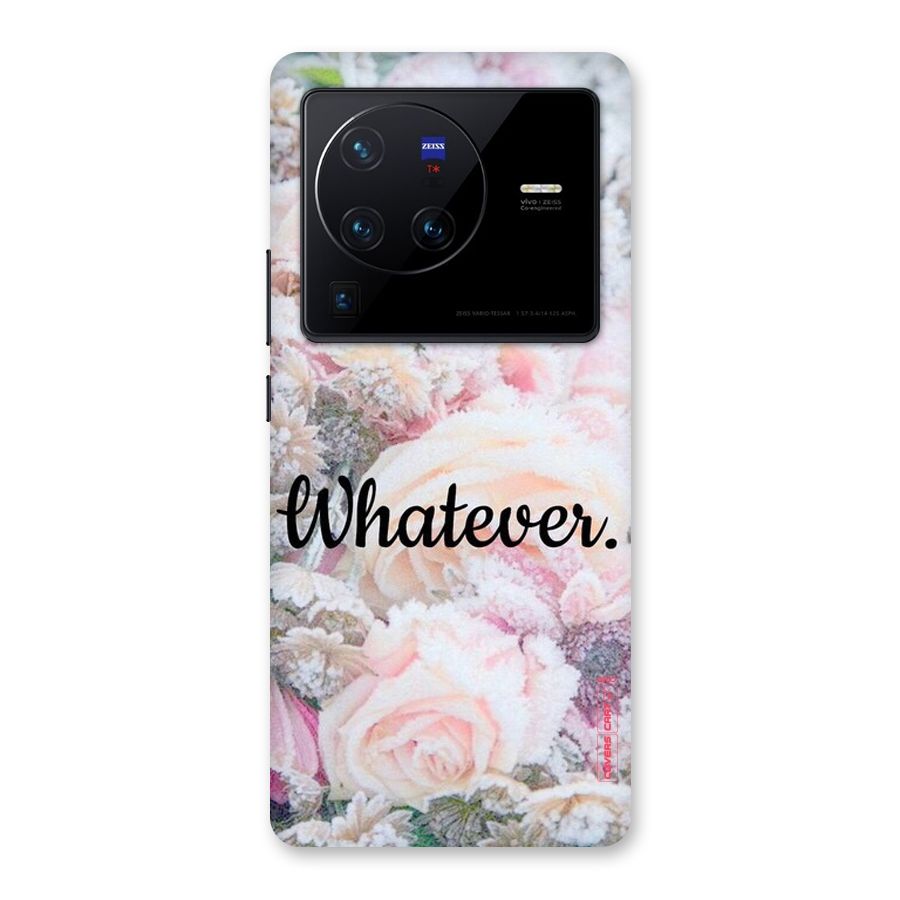 Whatever Back Case for Vivo X80 Pro
