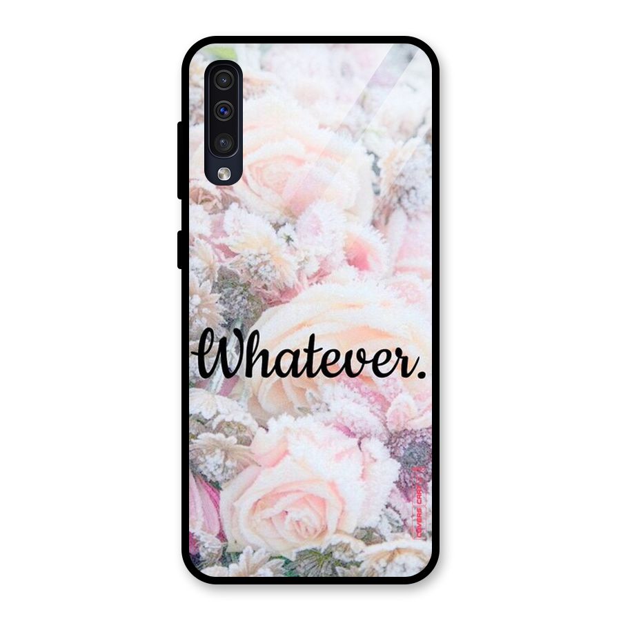 Whatever Glass Back Case for Galaxy A50