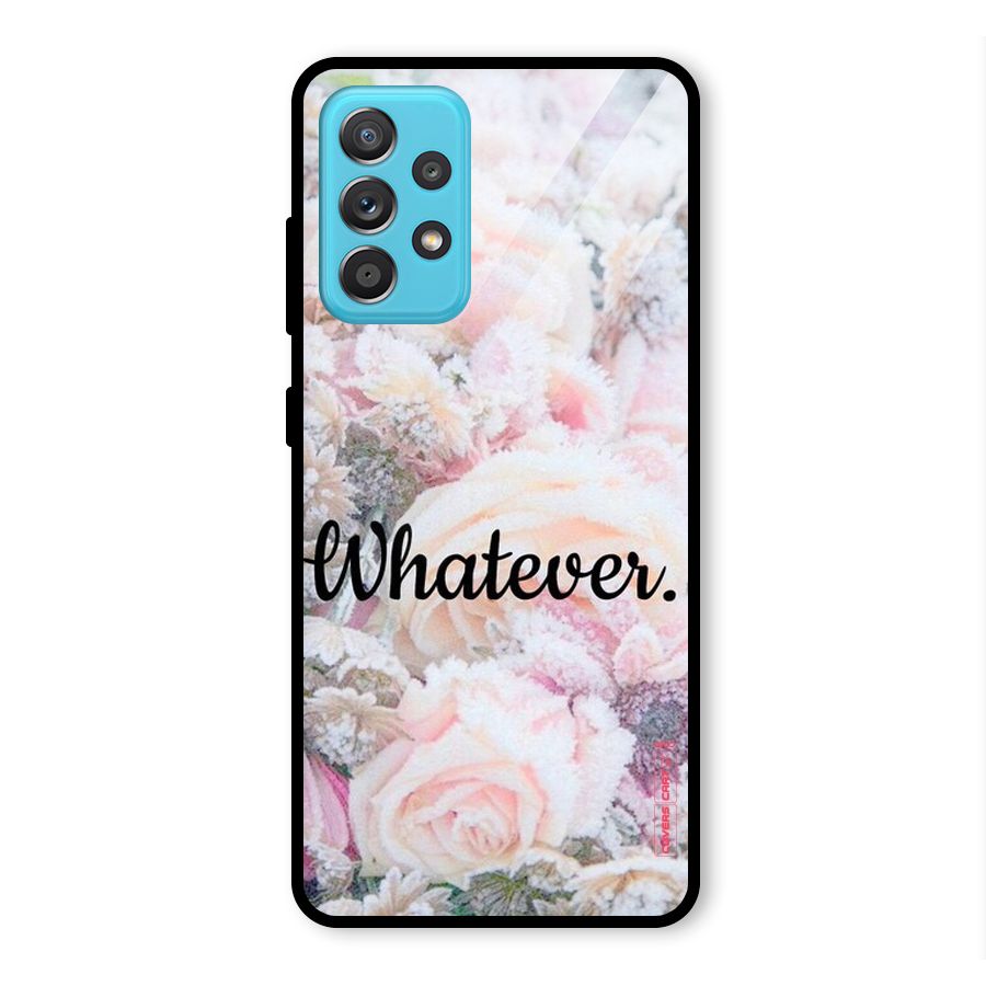 Whatever Glass Back Case for Galaxy A52
