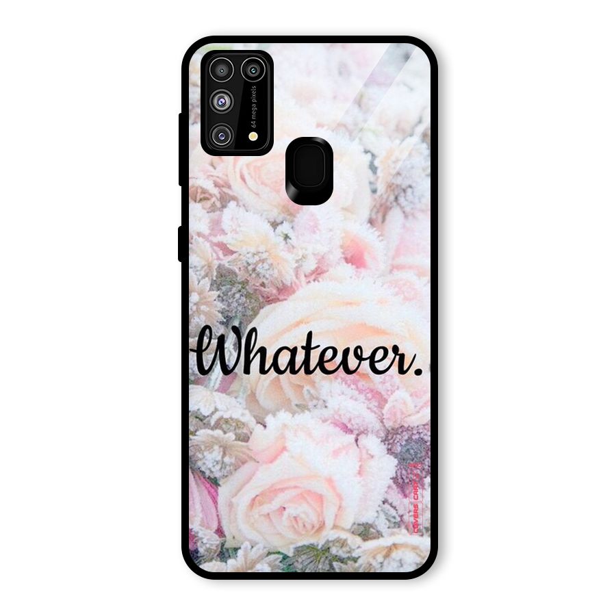 Whatever Glass Back Case for Galaxy F41