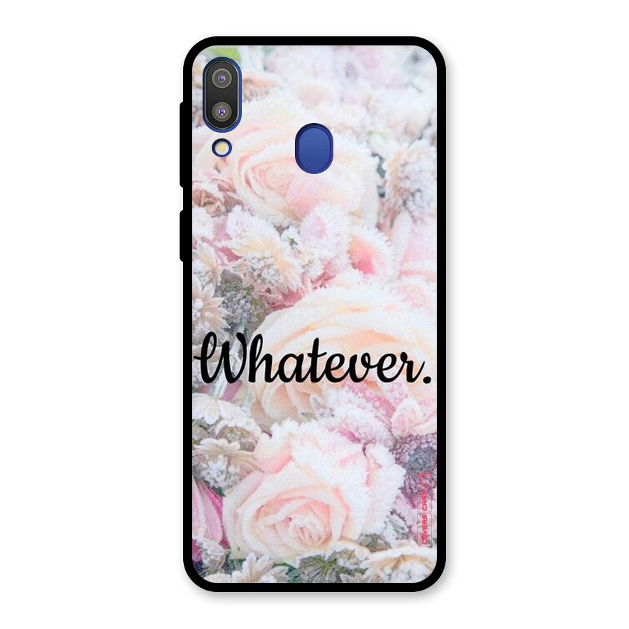 Whatever Glass Back Case for Galaxy M20