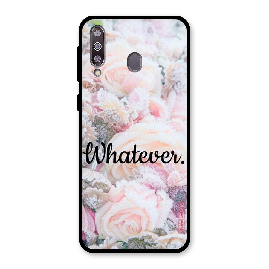 Whatever Glass Back Case for Galaxy M30