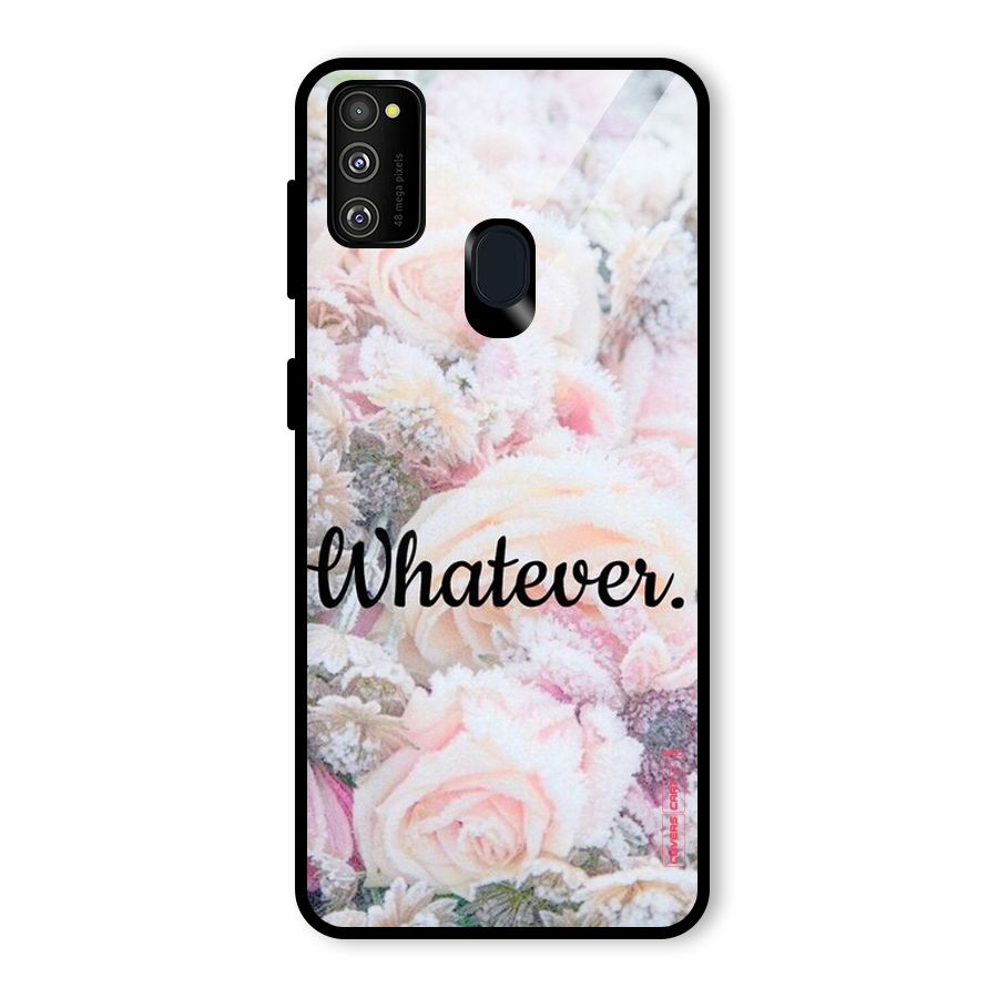 Whatever Glass Back Case for Galaxy M30s