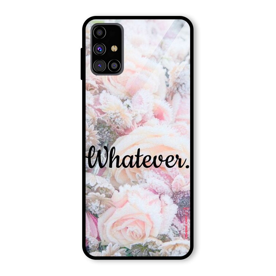 Whatever Glass Back Case for Galaxy M31s