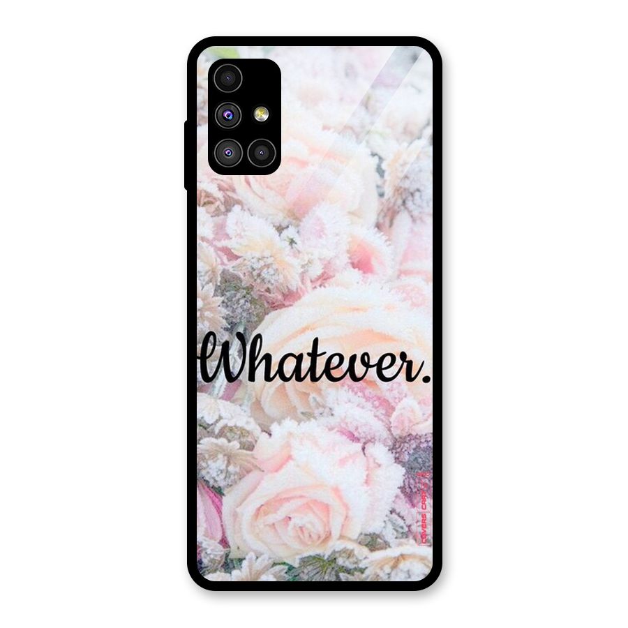 Whatever Glass Back Case for Galaxy M51