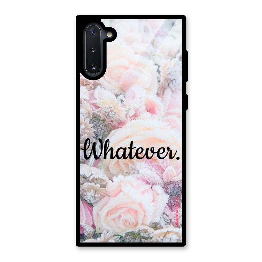 Whatever Glass Back Case for Galaxy Note 10