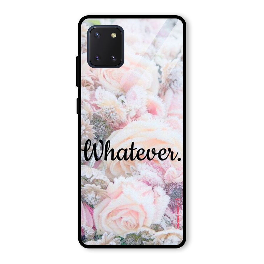Whatever Glass Back Case for Galaxy Note 10 Lite