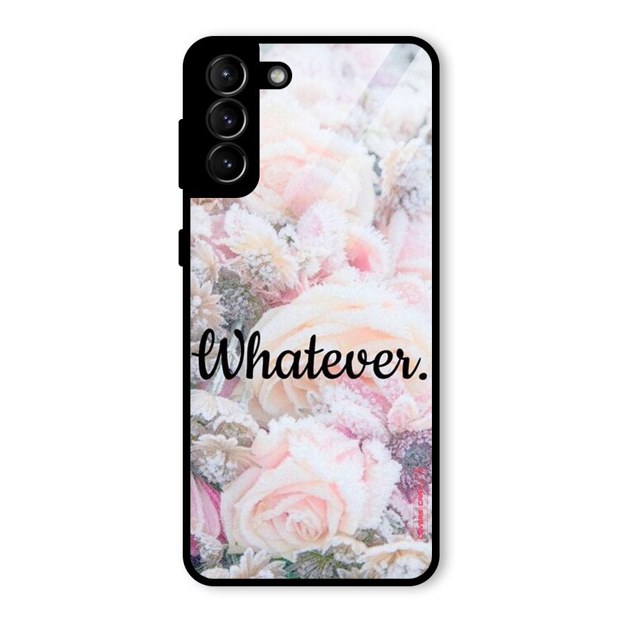 Whatever Glass Back Case for Galaxy S21 Plus