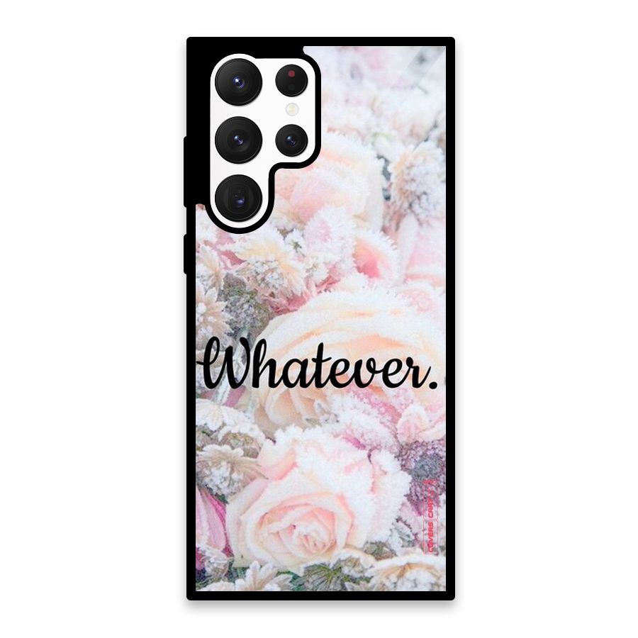 Whatever Glass Back Case for Galaxy S22 Ultra 5G