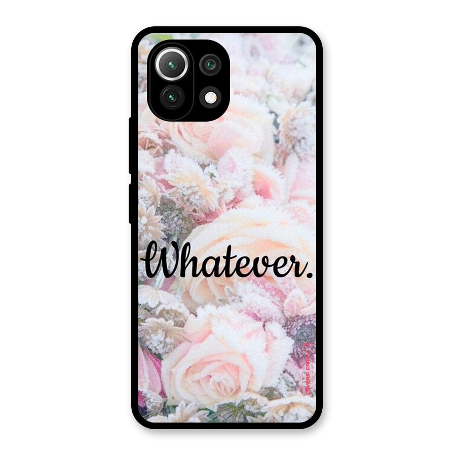 Whatever Glass Back Case for Mi 11 Lite