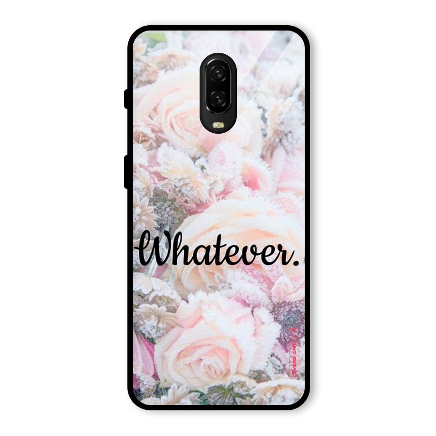 Whatever Glass Back Case for OnePlus 6T