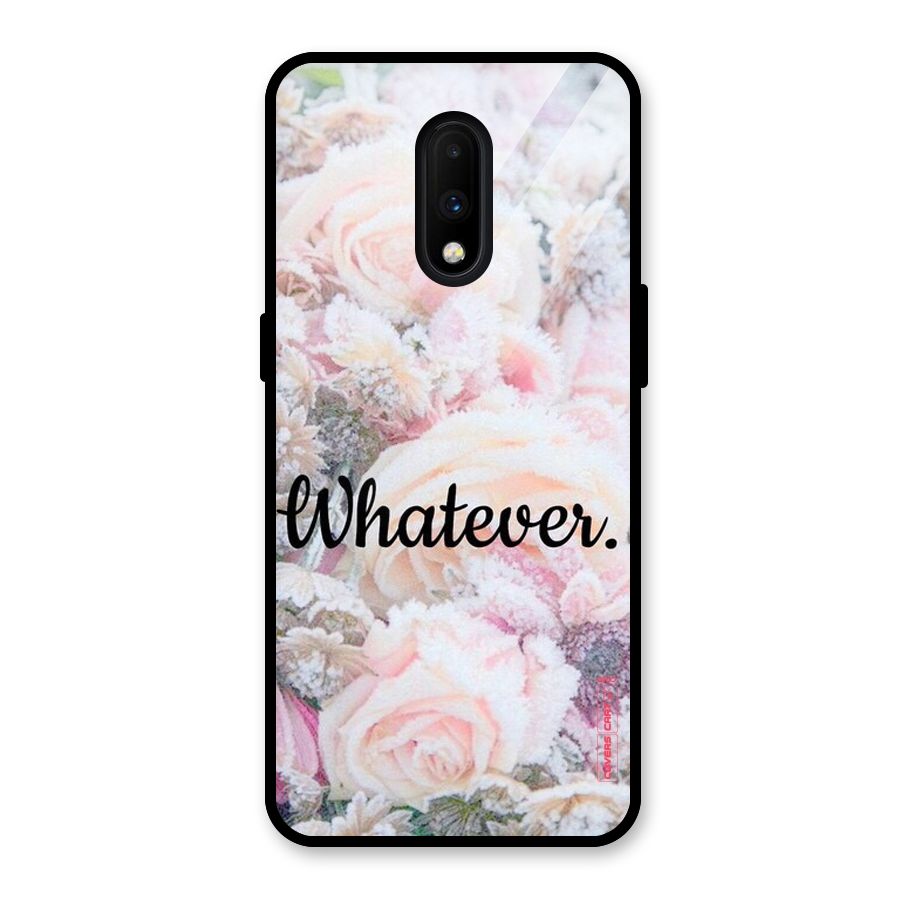 Whatever Glass Back Case for OnePlus 7