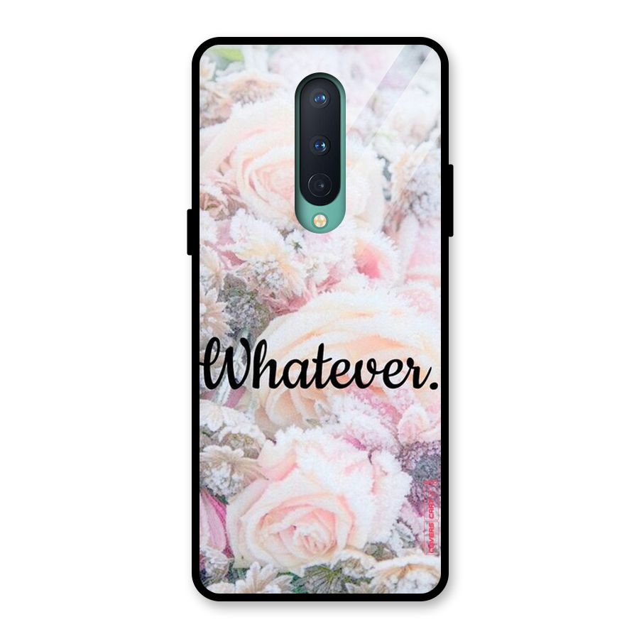 Whatever Glass Back Case for OnePlus 8