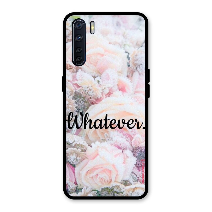Whatever Glass Back Case for Oppo F15